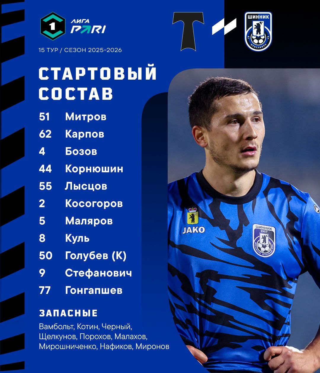 Тур 15. «Торпедо Москва» - «Шинник» 0:0