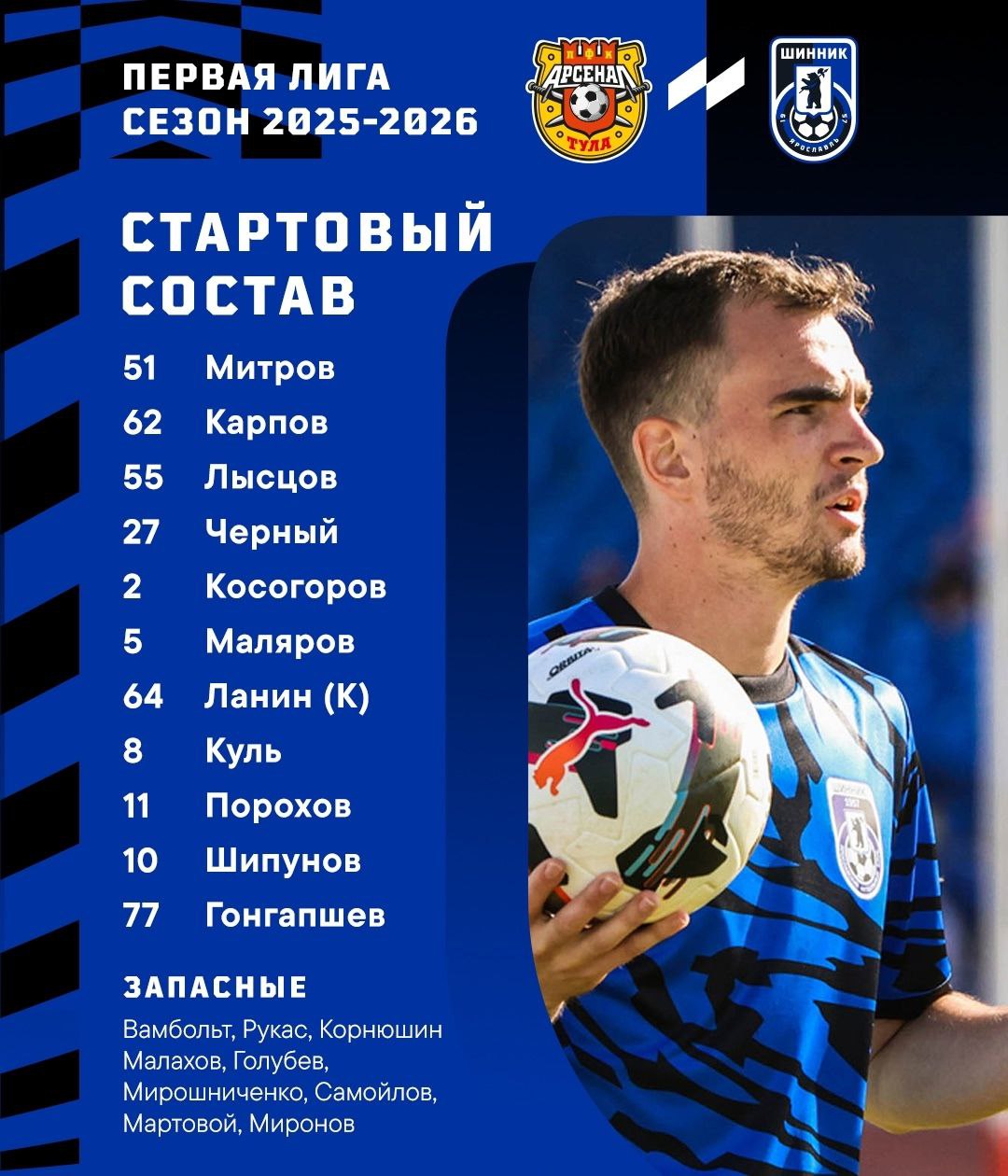 Тур 2. «Арсенал» - «Шинник» 1:1