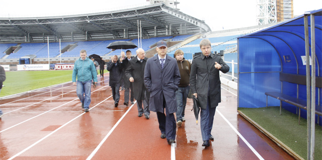 Президент РФС посетил стадион "Шинник"