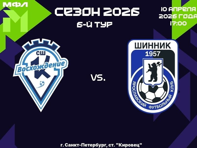 "Кировец-Восхождение" - "Шинник-М" "Кировец-Восхождение" - "Шинник-М"